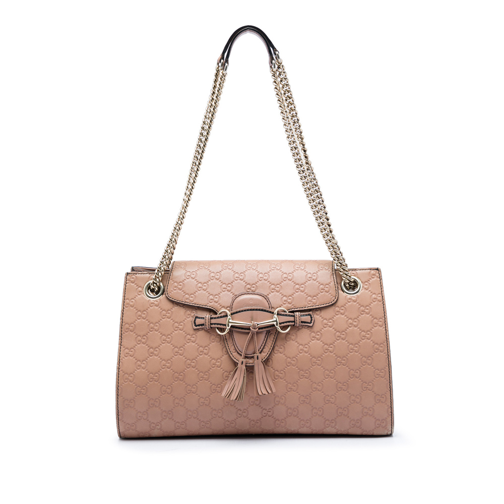 Pre-Loved Gucci Large Guccissima Emily Shoulder Bag